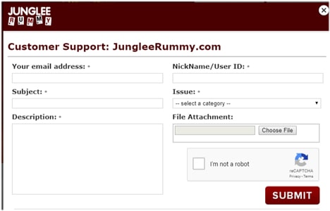 Junglee Rummy Customer Care Number