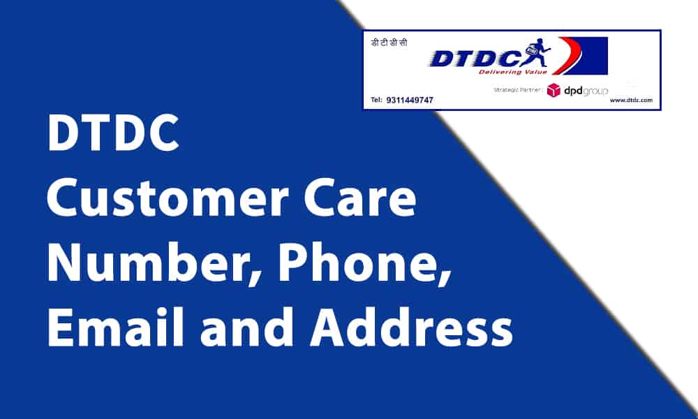 DTDC Customer Care Number