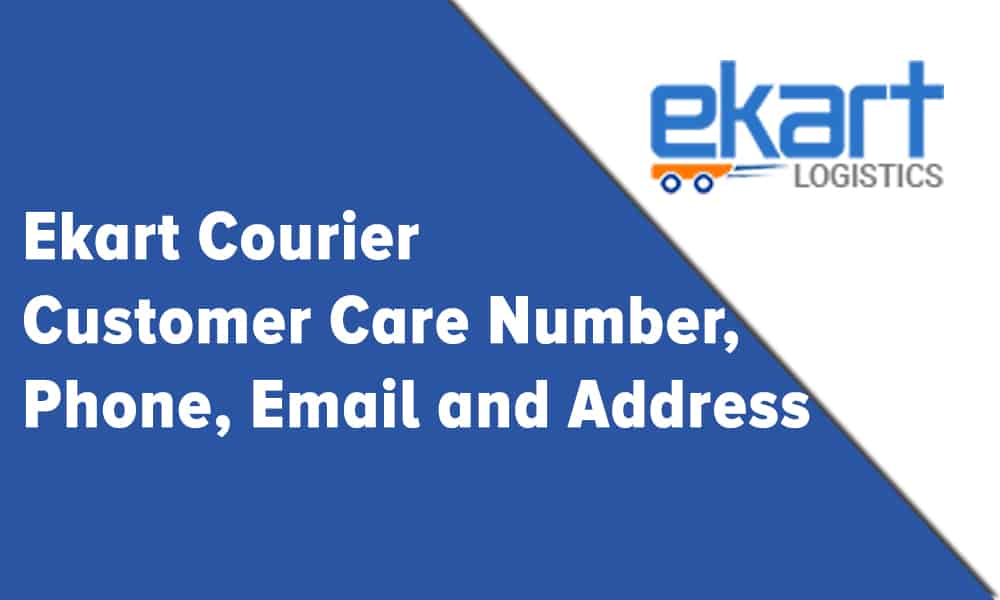 Ekart Courier Customer Care Number