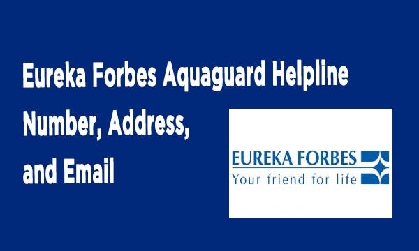 Eureka Forbes Aquaguard Helpline