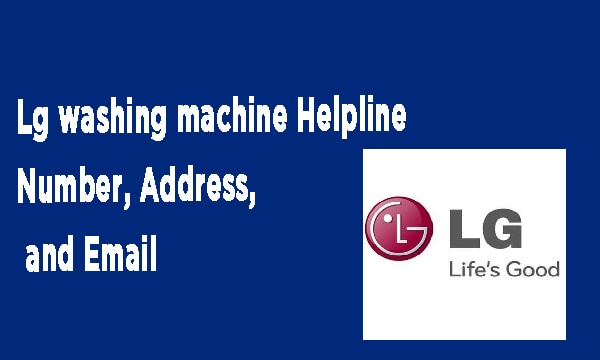 Lg washing machine Helpline Number