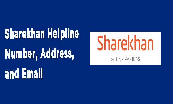 Sharekhan Helpline Numbe